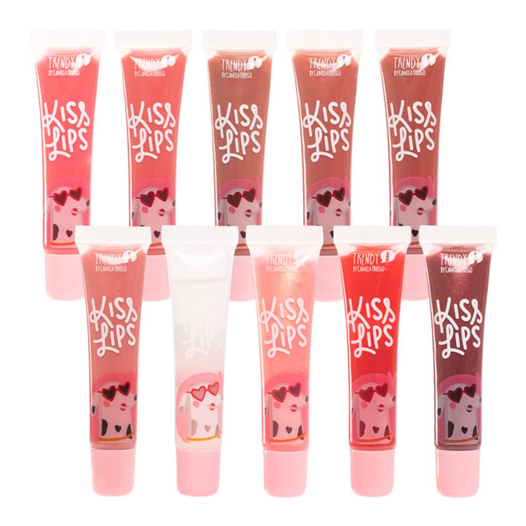BRILLO GLOSS KISS LIPS TRENDY