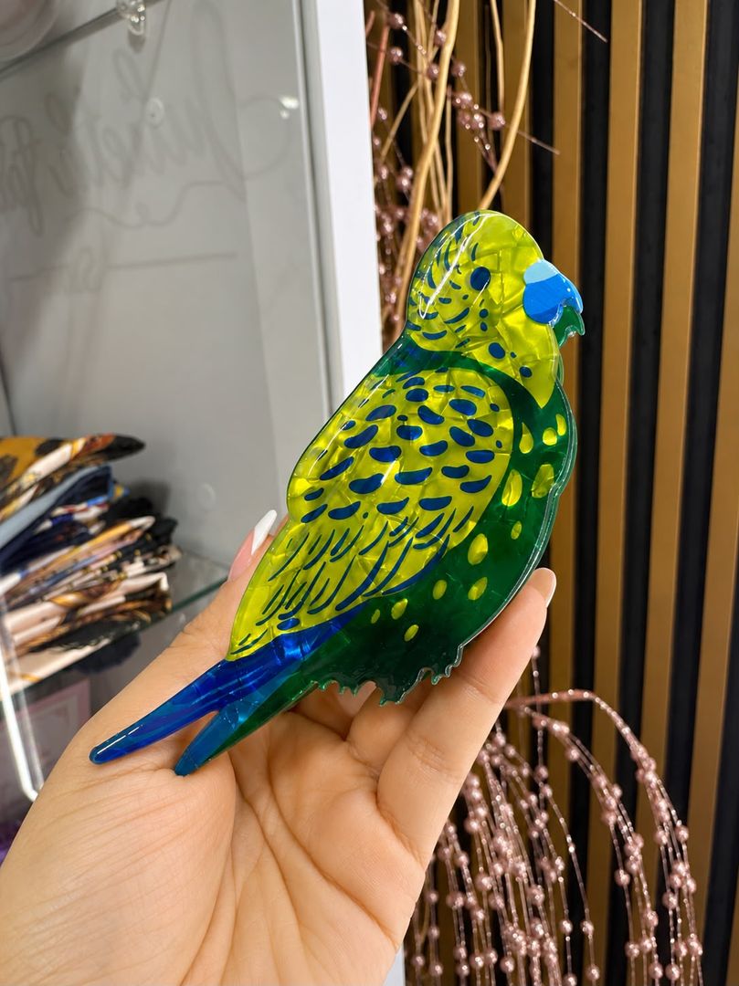 Caimán Loro Tropical Azul verde
