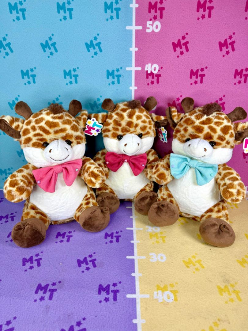 Jirafa corbatín candy 35cm PLS