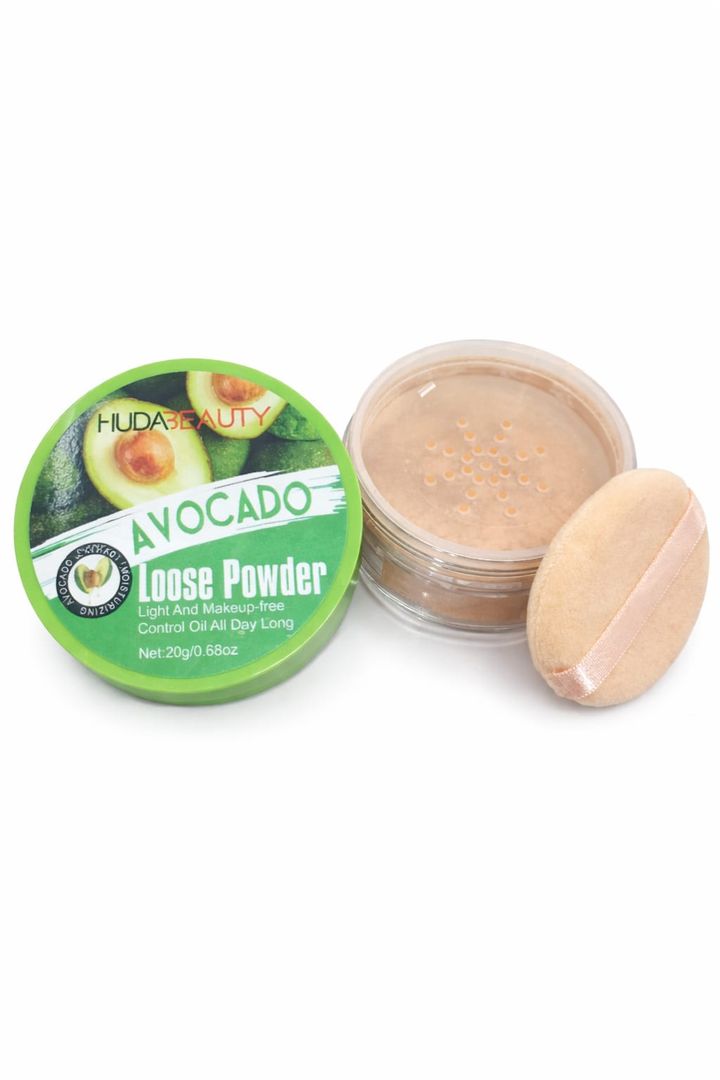 POLVO SUELTO - AVOCADO LOOSE POWDER DE HUDABEAUTY