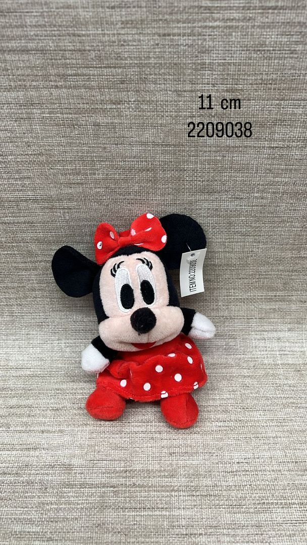 LLAVERO MINNIE Y MICKEY 11 CM 