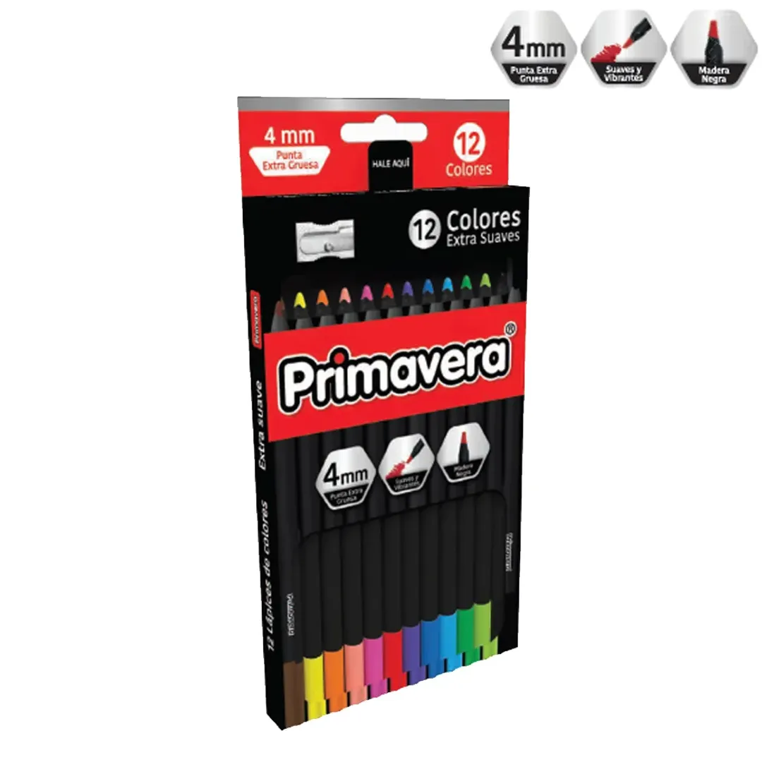 COLORES PRIMAVERA BLACK X12