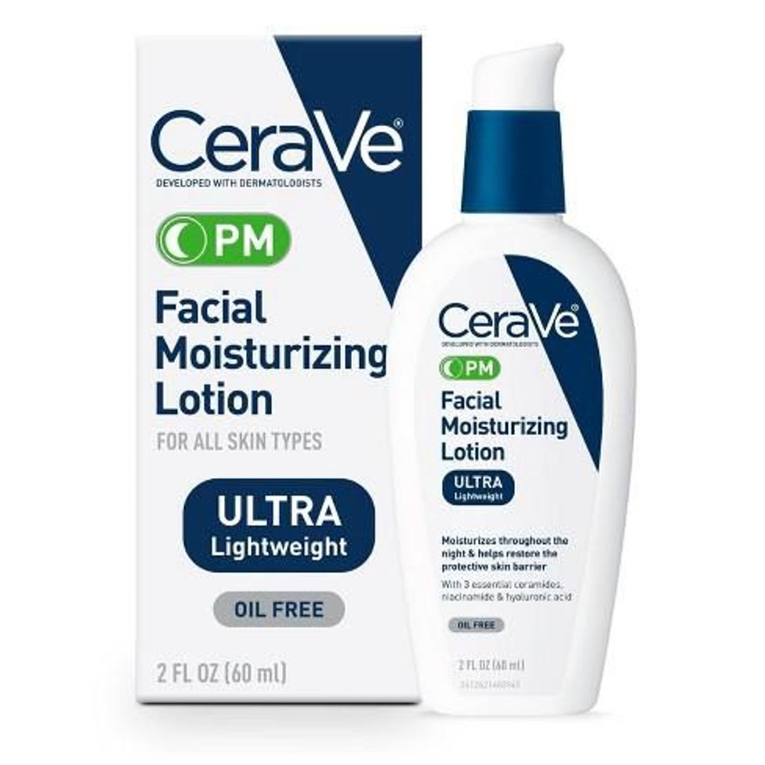  Crema Facial  PM Moisturizing Lotion CeraVe Dupe 