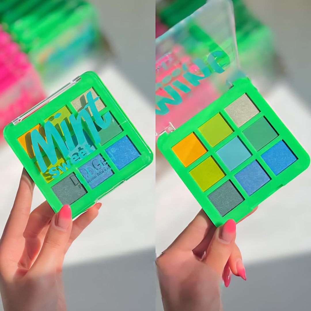 Paletas de sombras "Pink Mint Lemon Drop" de DoDo Girl