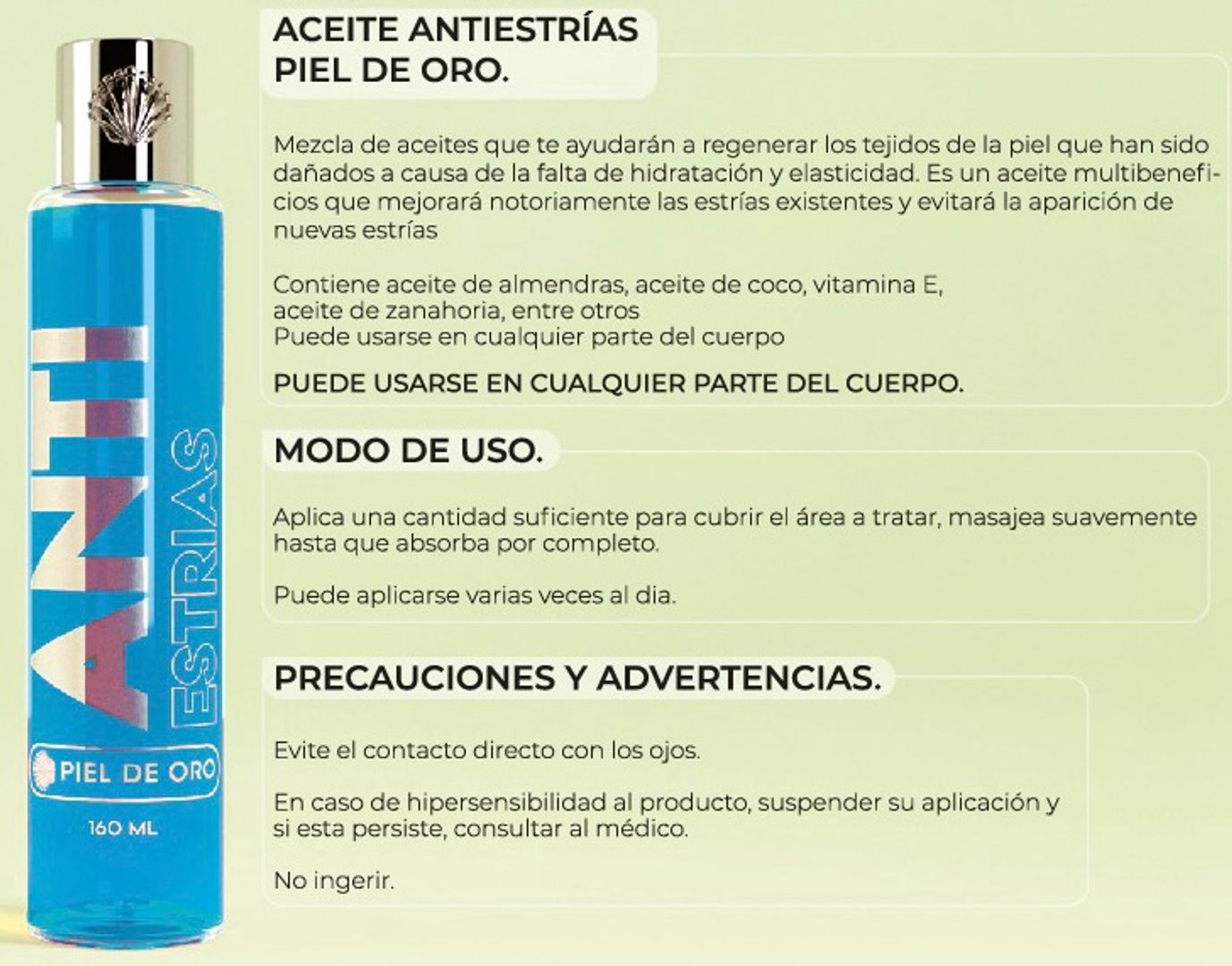ACEITE ANTIESTRIAS 