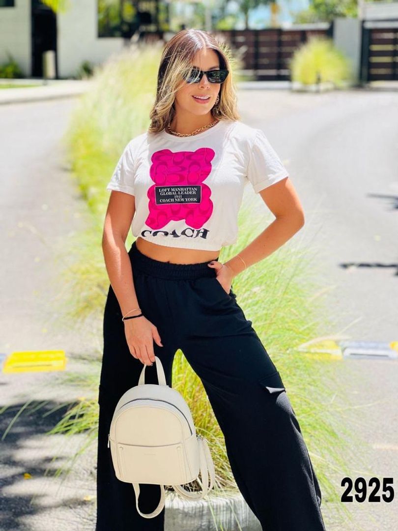 SET CARGO CON BOLSILLO + BLUSA 