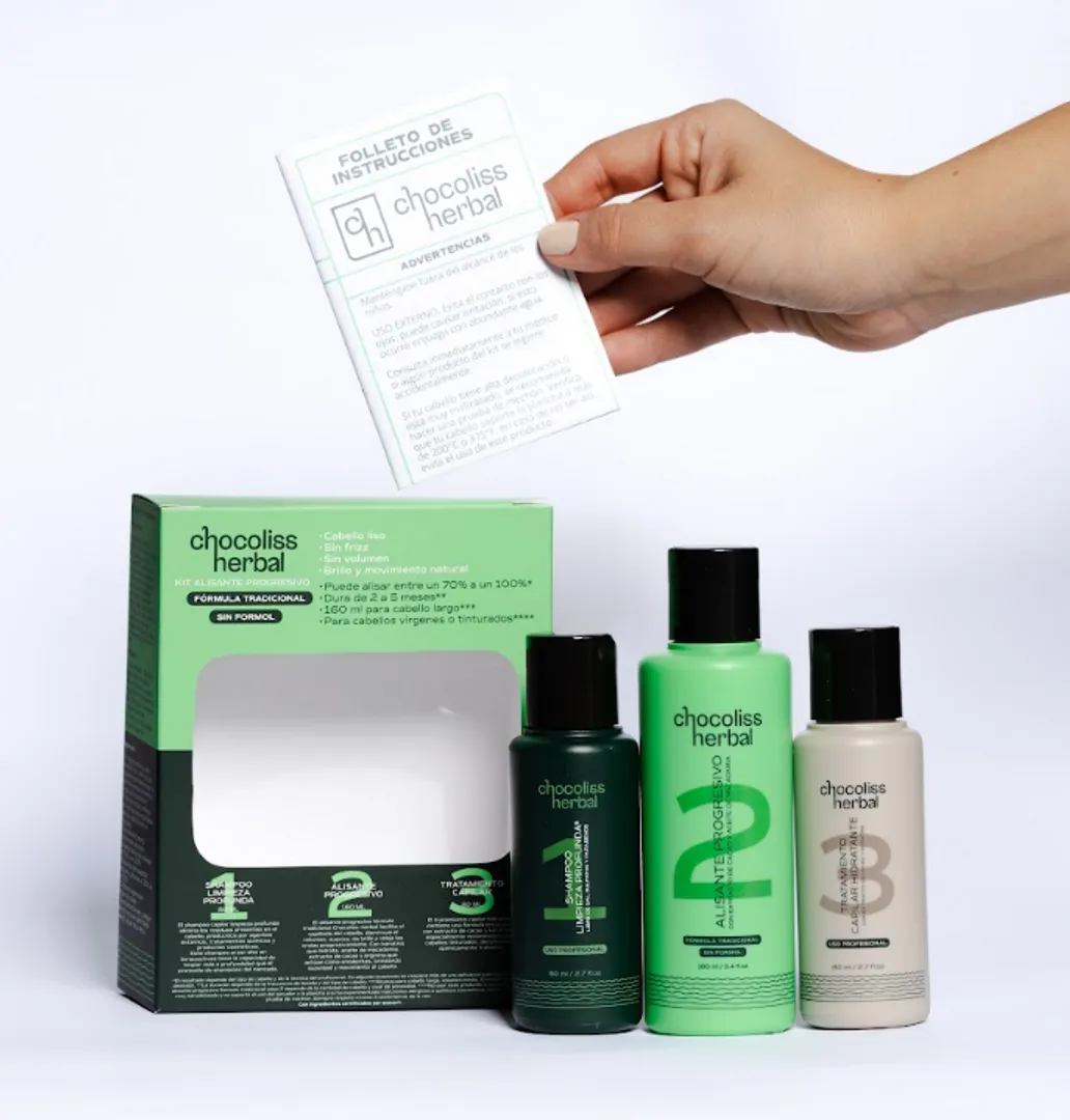 Kit de 160 ml alisante (Paso 1: 80ml + Paso 2: 160ml + Paso 3: 80ml) formula tradicional 