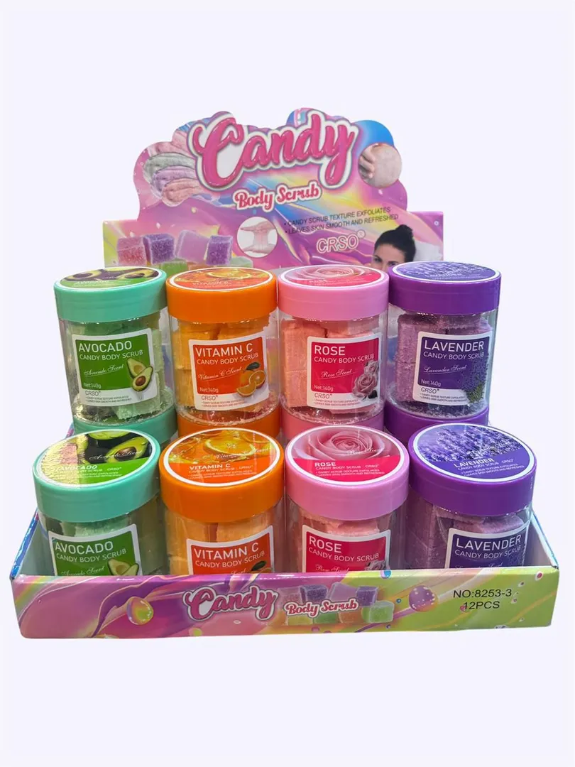 Exfoliantes en cubos de CANDY 
