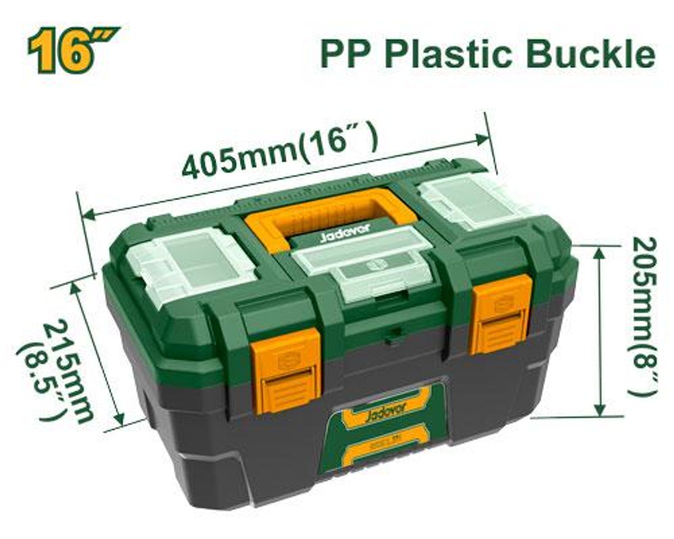 CAJA DE HERRAMIENTAS PLASTICA 16"
