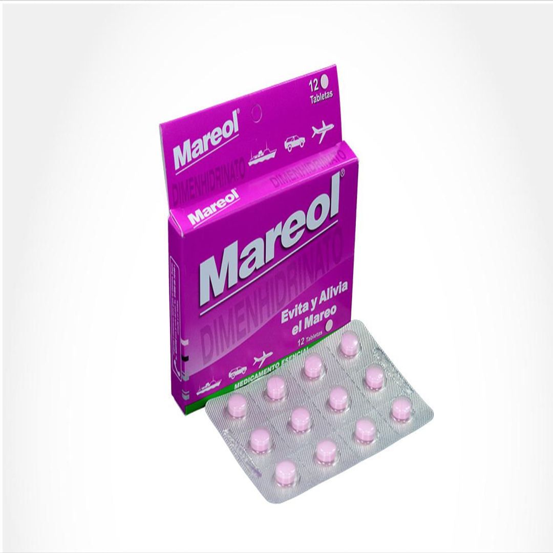 MAREOL (DIMENHIDRINATO) SOB X 12 TAB