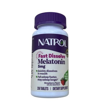 Imagen del producto MELATONINA NATROL PASTILLAS 