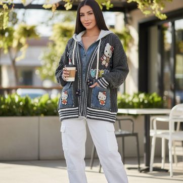 CHAQUETA HELLO KITTY DENIM - imagen 1