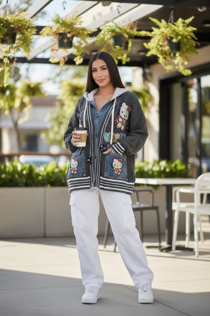 CHAQUETA HELLO KITTY DENIM