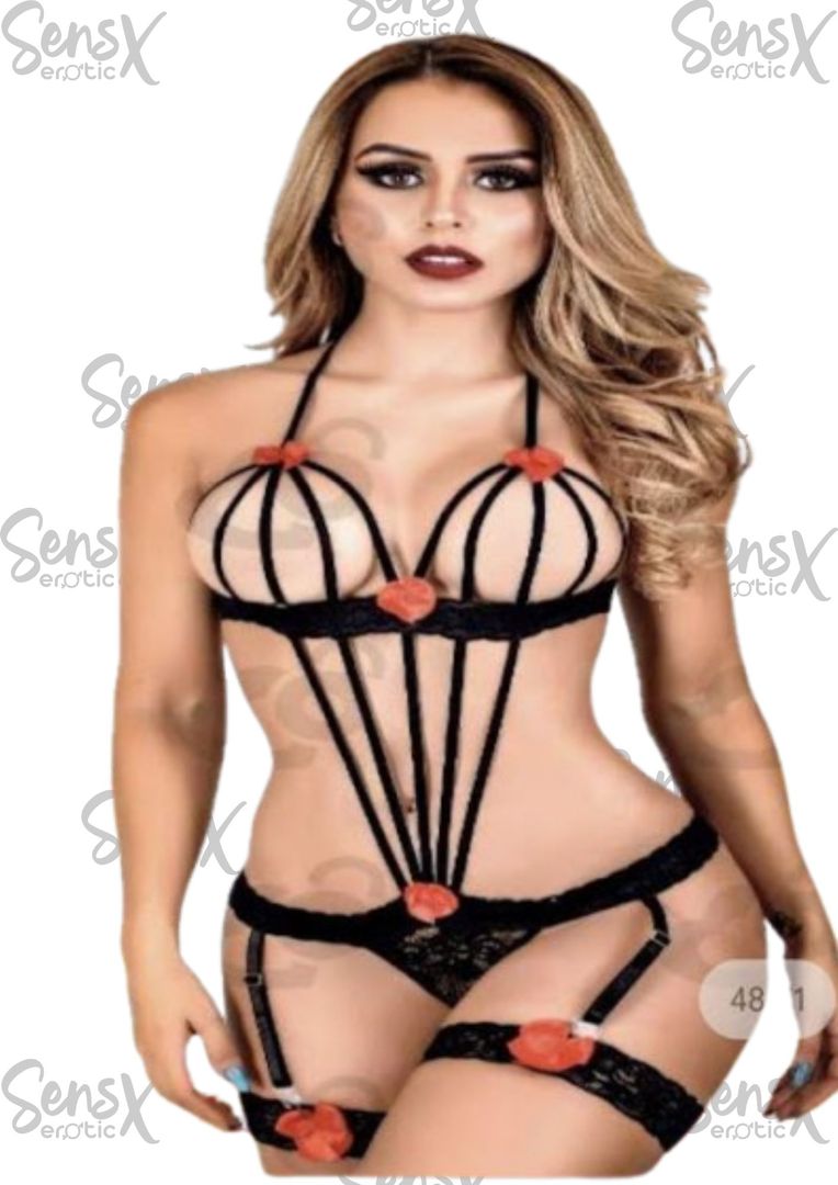 conjunto de lencería sensual y sofisticada  