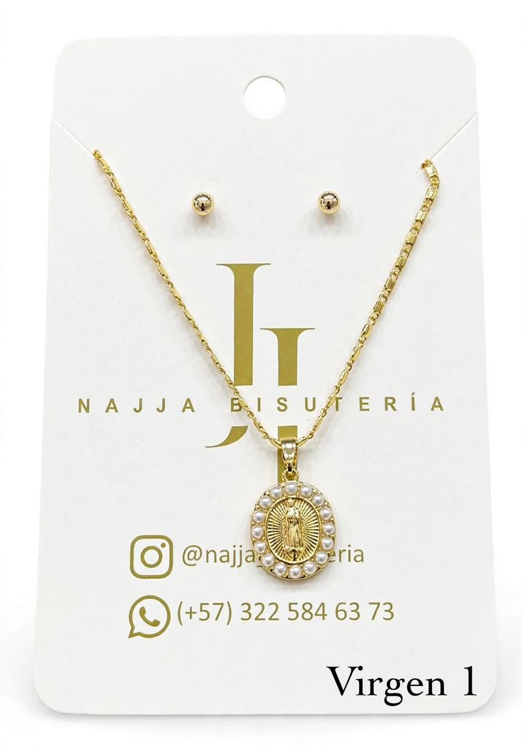 Collar Rodinado Virgen 2