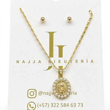 Collar Rodinado Virgen 2 - imagen 1