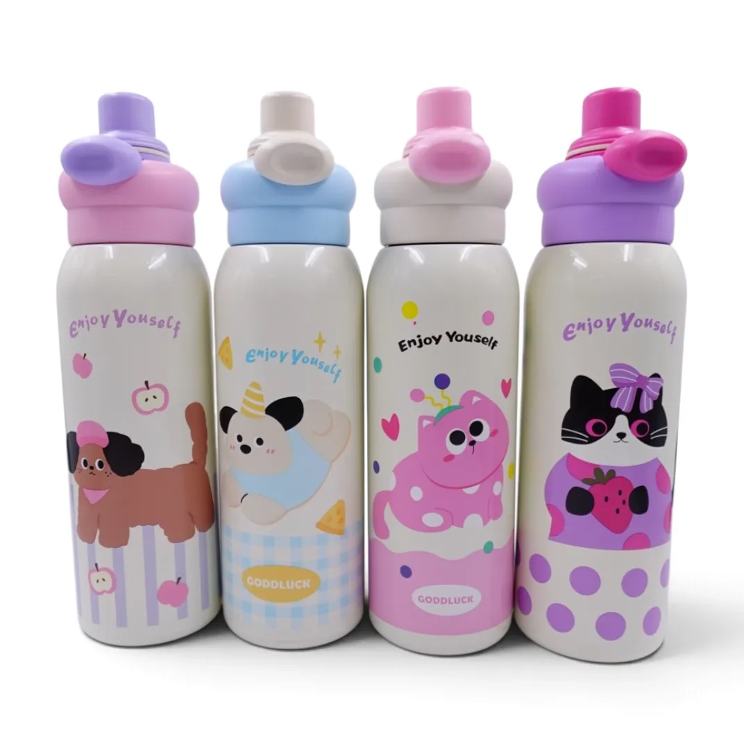 TERMO METALICO ESTAMPADO ANIMALS REF:YX-6010