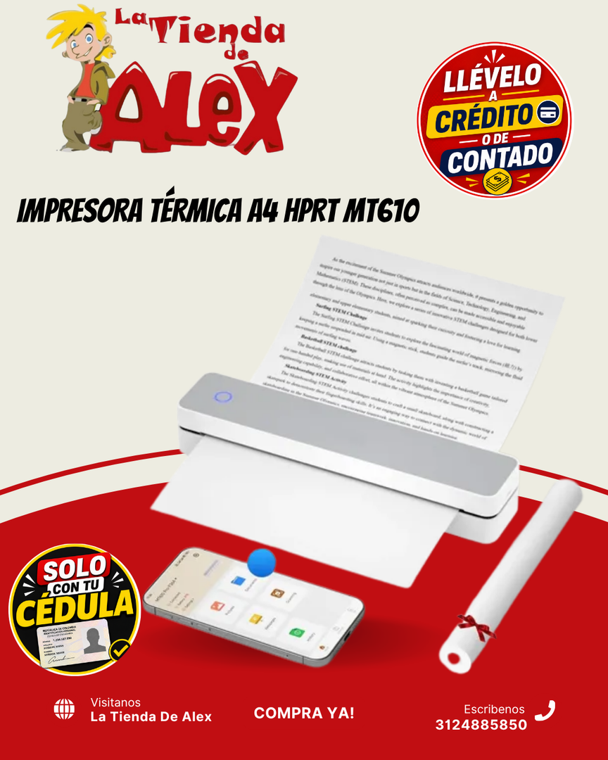 IMPRESORA TÉRMICA A4 HPRT MT610
