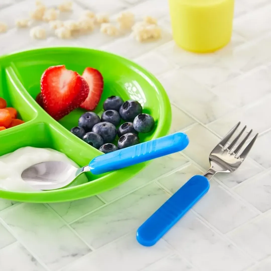 Set x2 Cubiertos Azul PARENTS CHOICE