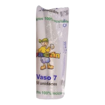 Imagen del producto       B. VASO VACAN PLASTICO 7 OZ