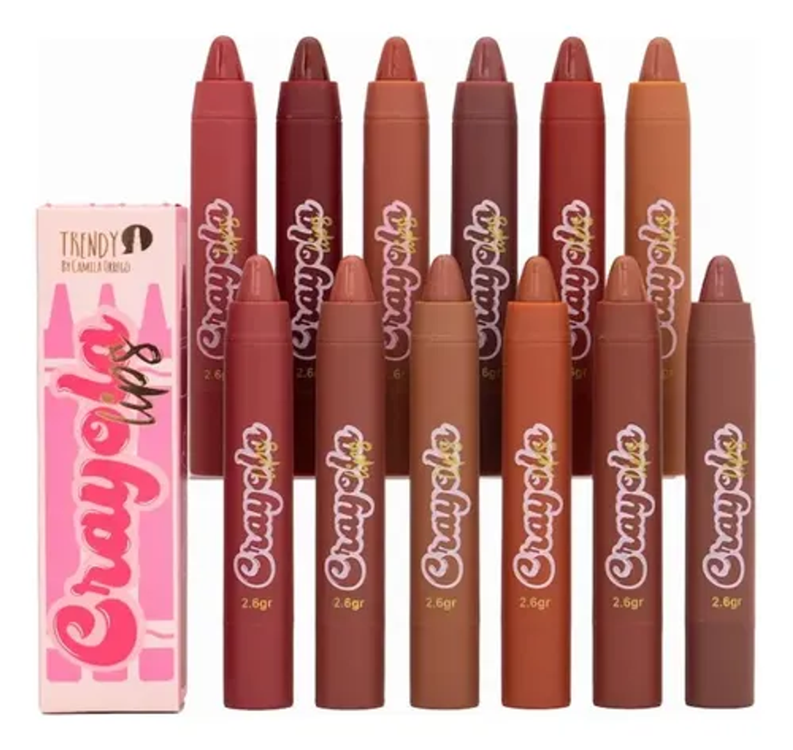 LABIAL CRAYOLA LIPS TRENDY