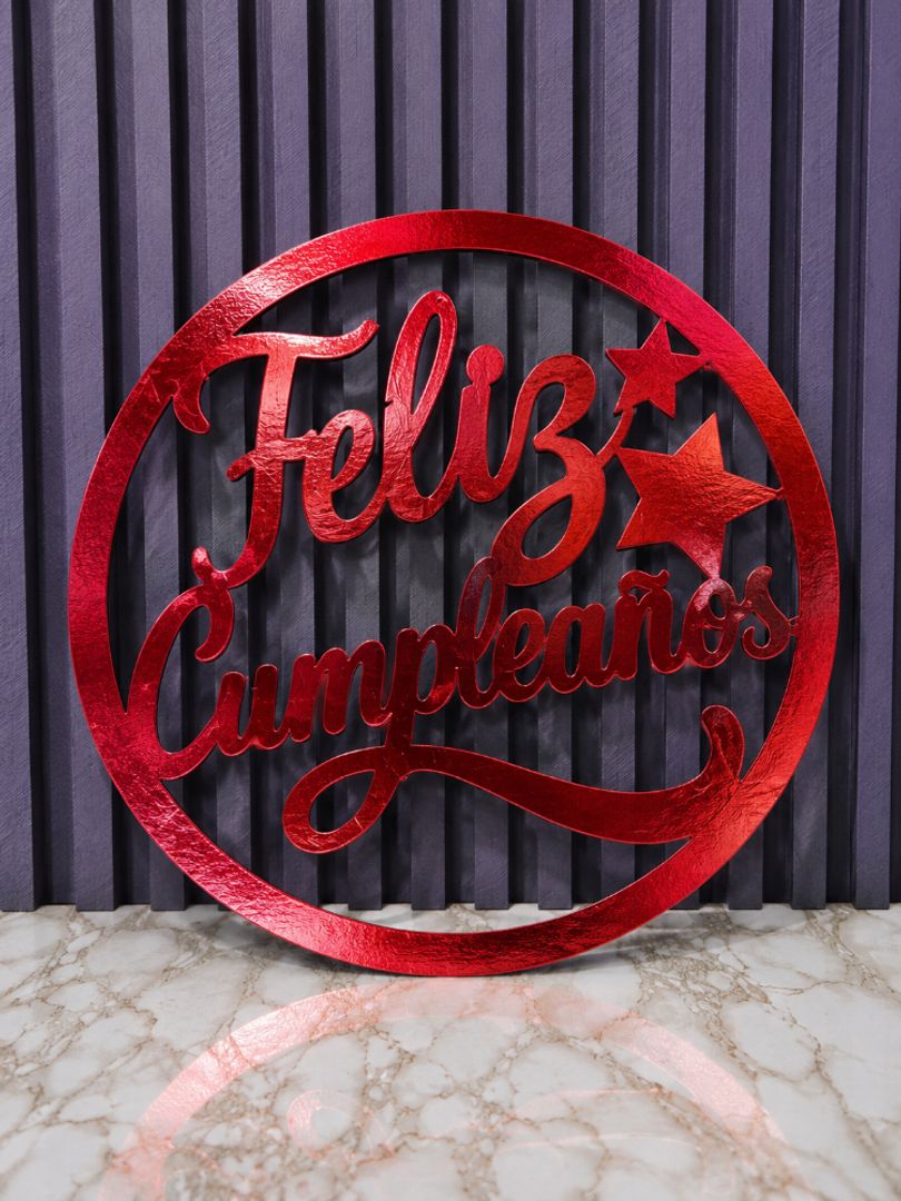 TOPPER FELIZ CUMPLEÑOS 