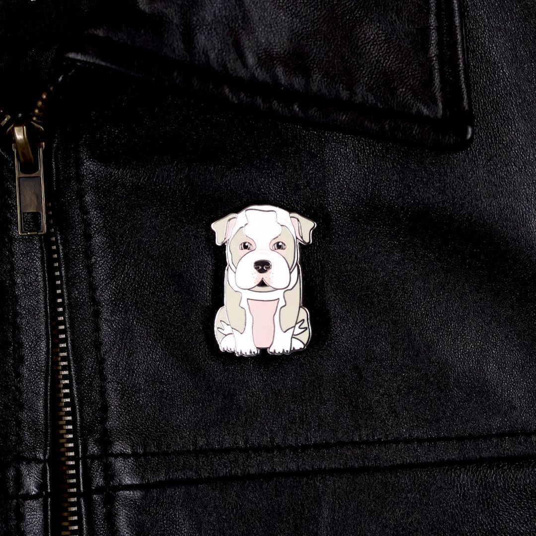 PIN BULLDOG INGLES BLANCO
