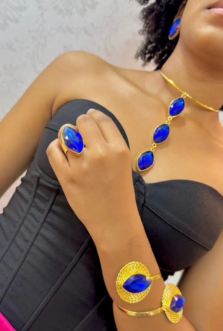 BRAZALETE BRONCE CRISTAL - ITIEL