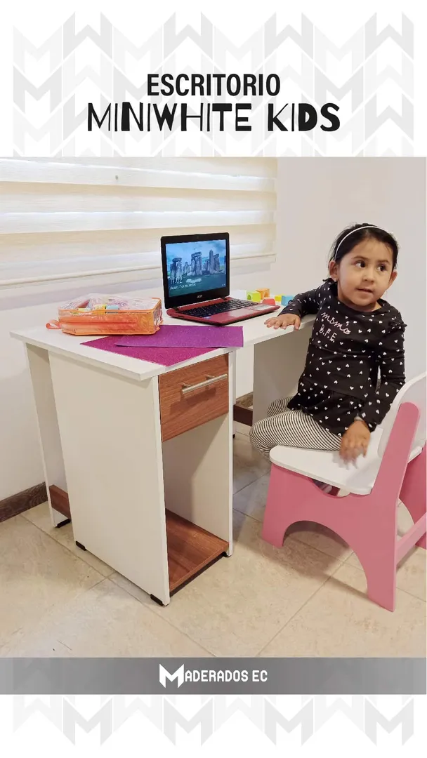 Escritorio - modelo Miniwhite Kids
