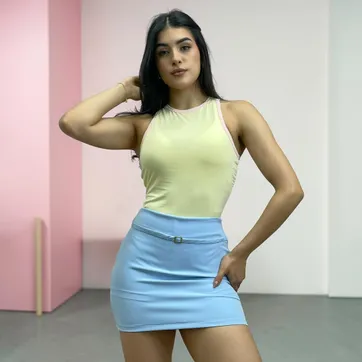 Falda con correa - imagen 1