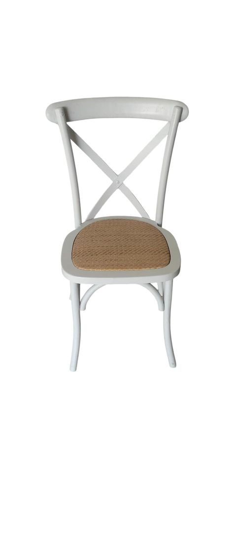 SILLAS - CROSS BACK BLANCAS