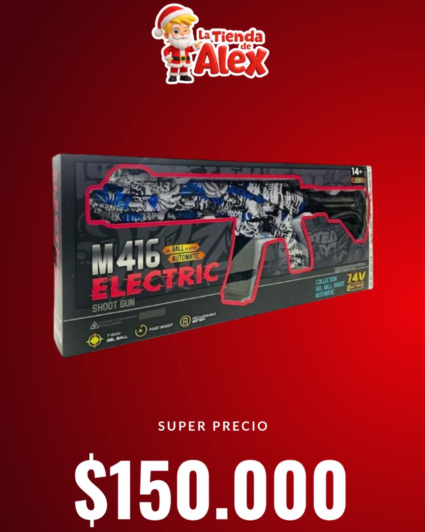 Rifle M416 "Hielo Ártico" Automático 