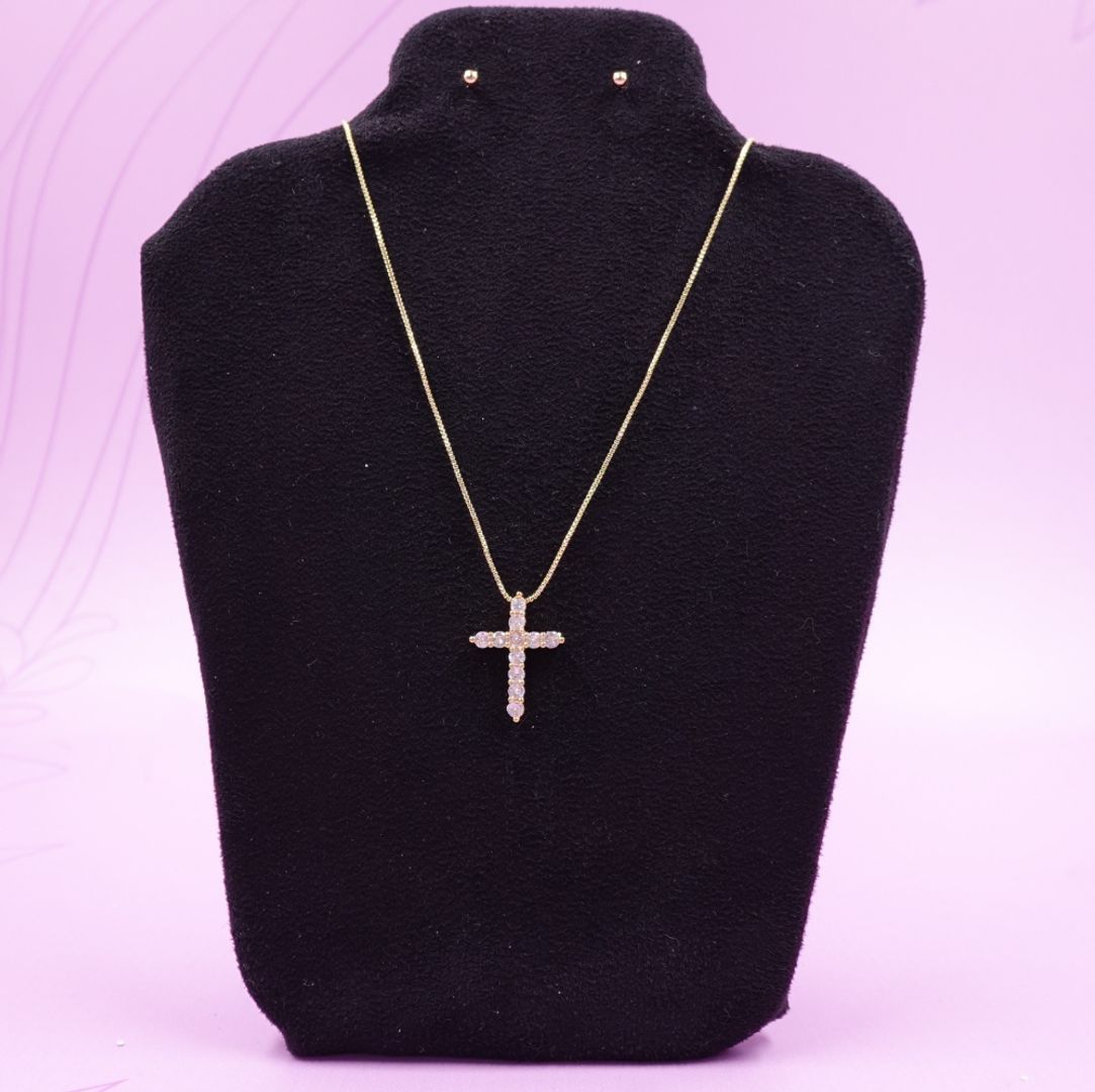 CADENA CRUZ + TOPO - CL107