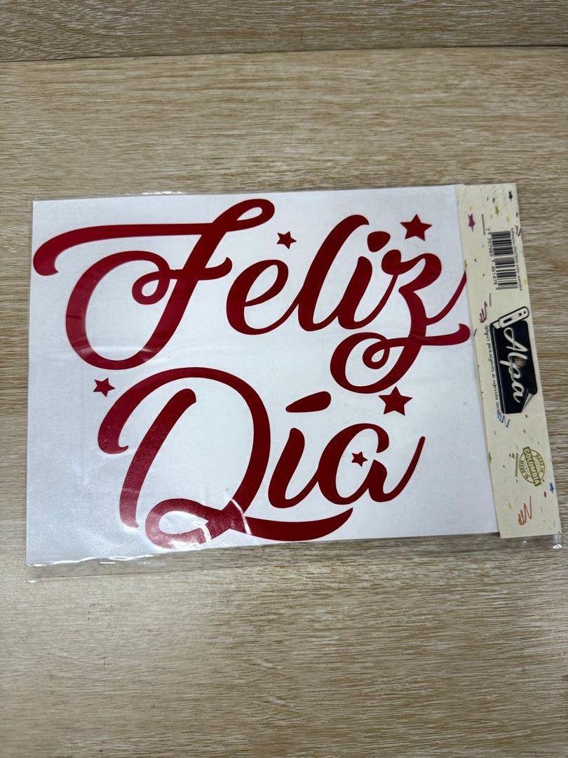 000 STICKER GRANDE "FELIZ DÌA"