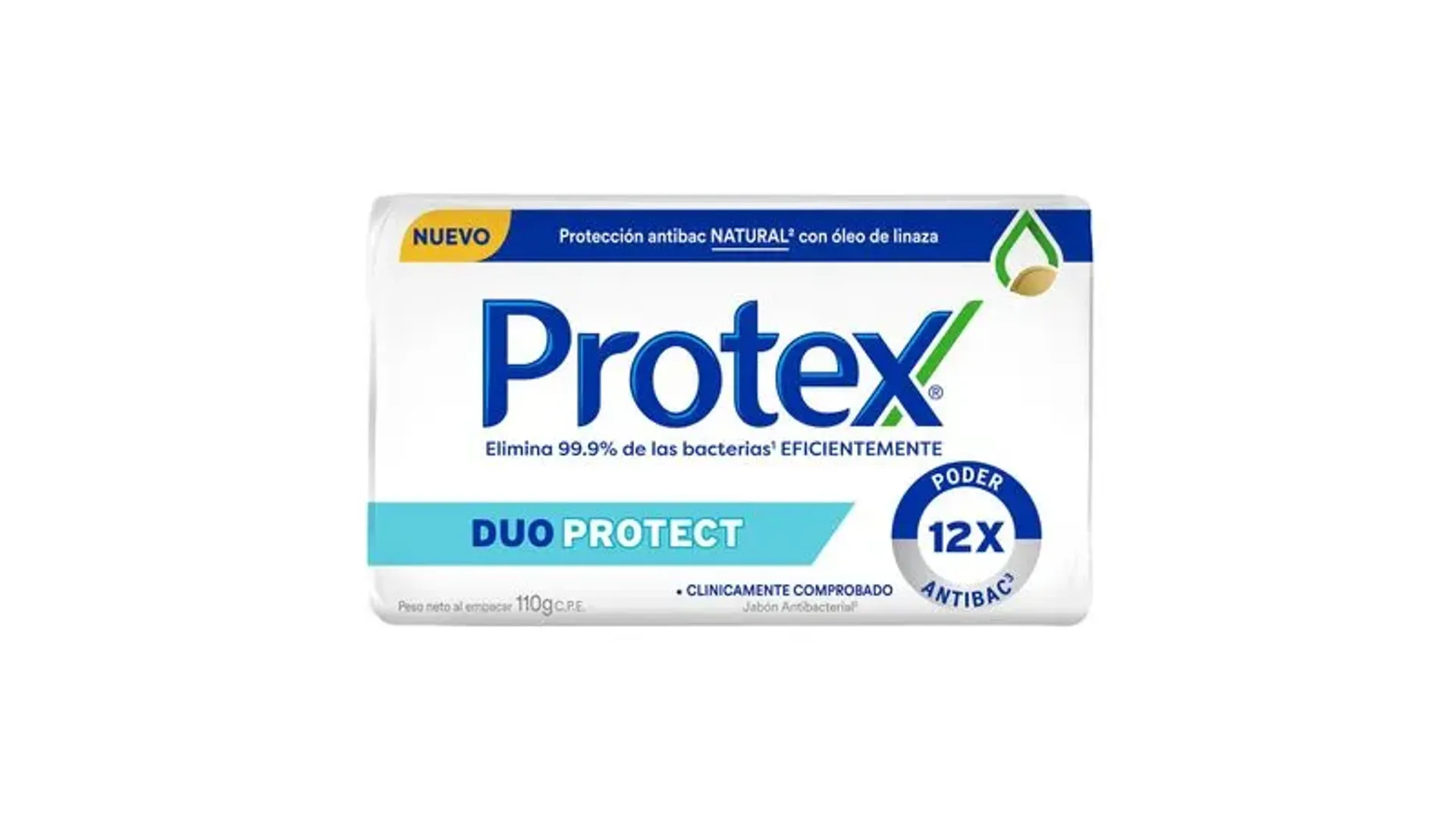 JABON PROTEX DUO PROTECT X 110 GR PAQ. X 6 UND