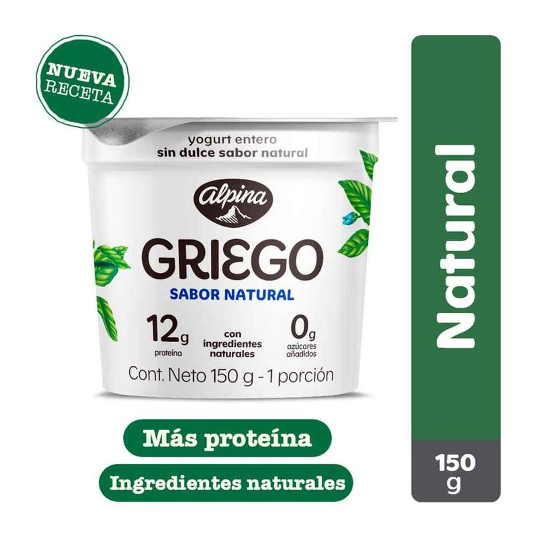 YOGURT GRIEGO ALPINA NATURAL*150G