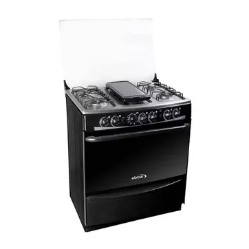 EST ABBA 6 PUESTOS GRILL PLANCHA T. VIDRIO - imagen 1