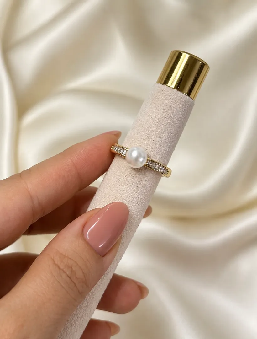 Anillo perla 