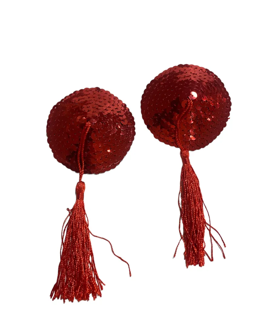 Pezonera redonda con borla