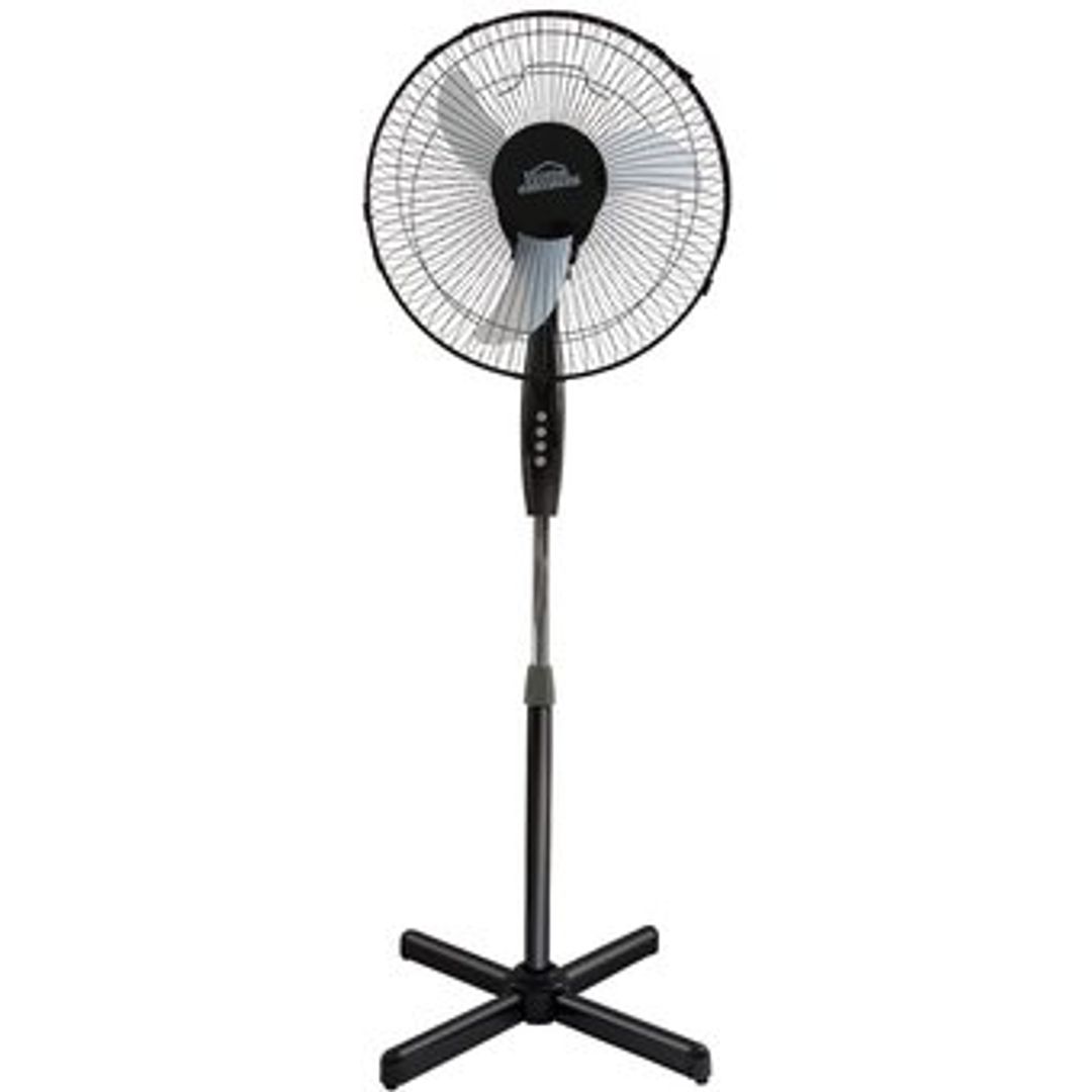 VENTILADOR PEDESTAL 16 HECRSF-16BI NEGRO HOME ELEMENTS