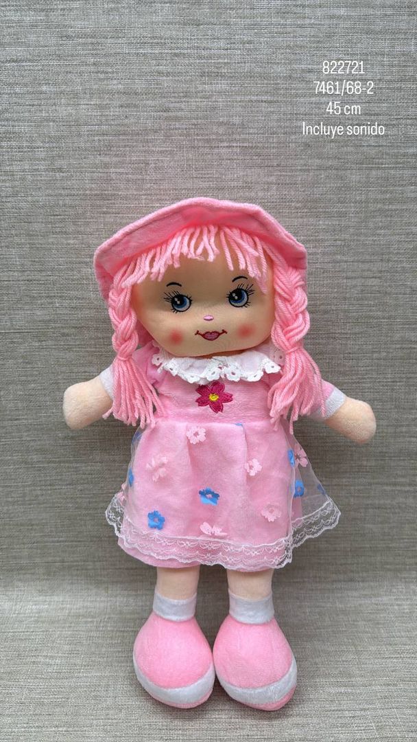 MUÑECA DE TRAPO SURTIDA 45 CM