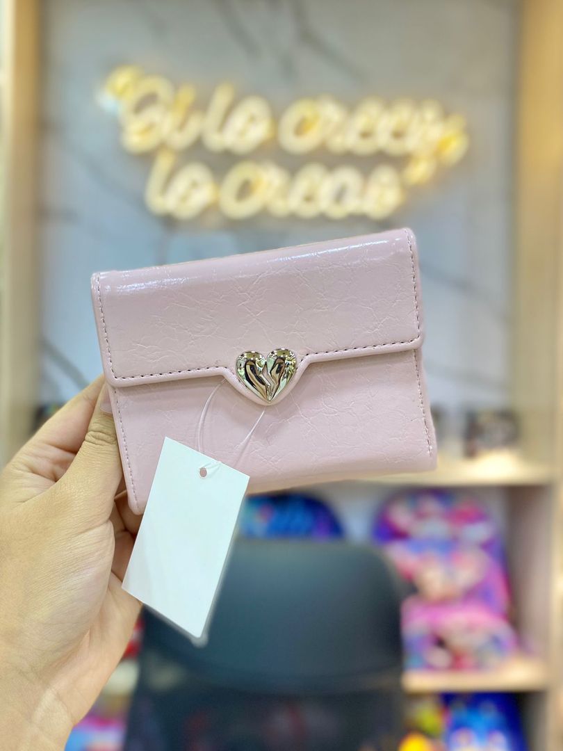 BILLETERA SINTÉTICA CORAZÓN 