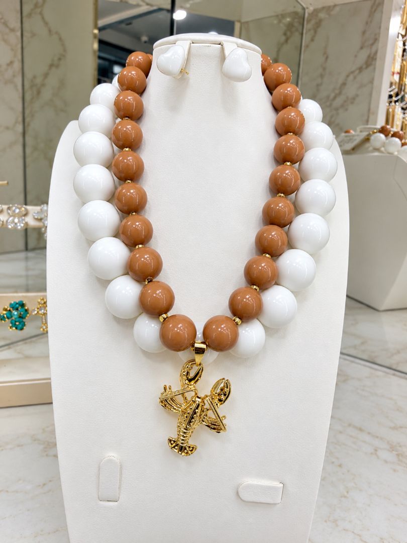 Collar Dúo Caramelo Lobster