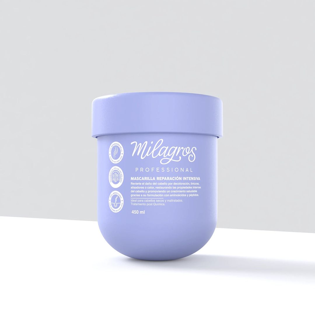 Mascarilla Profesional Reparación Intensiva 450ml Milagros