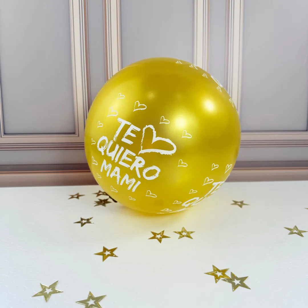 Globo R12 x 100 Unid Te quiero Mami surtida.