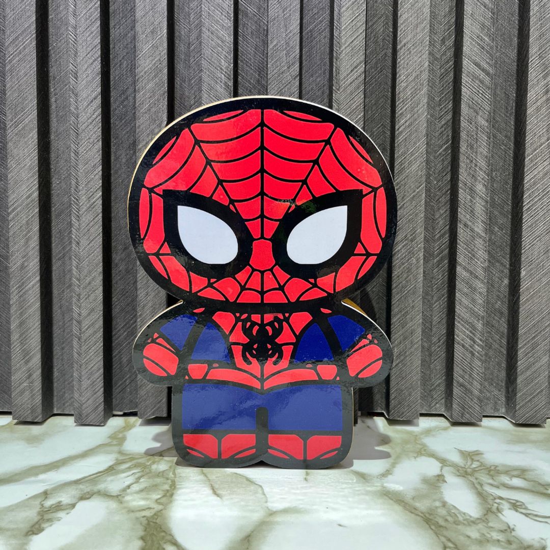 CAJA SPIDERMAN MDF 19x14x6 CM