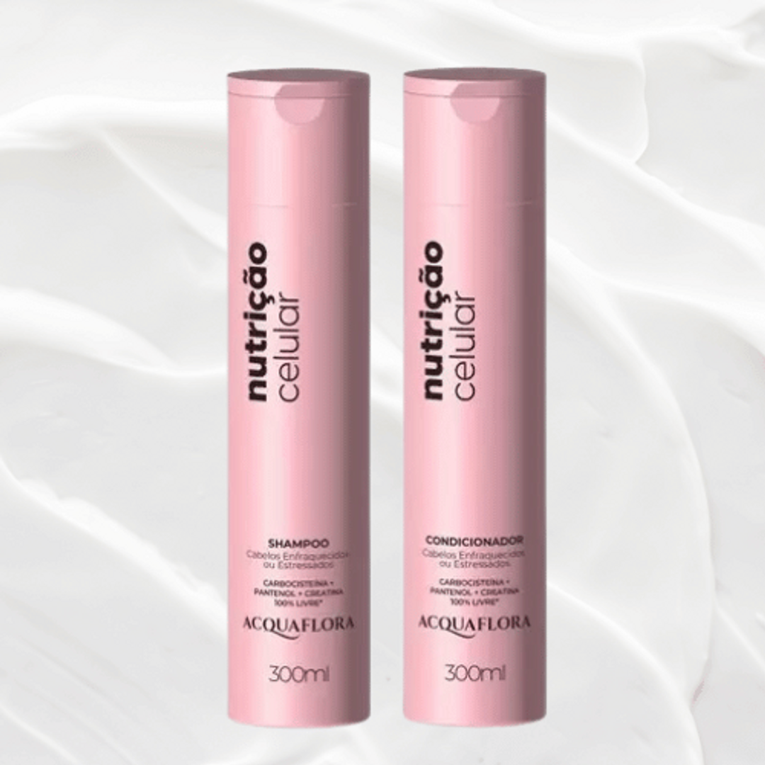 Kit Nutrición Celular Shampoo + Acondicionador Acquaflora