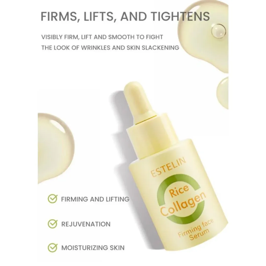 SERUM FACIAL DE COLAGENO Y ARROZ ESTELIN