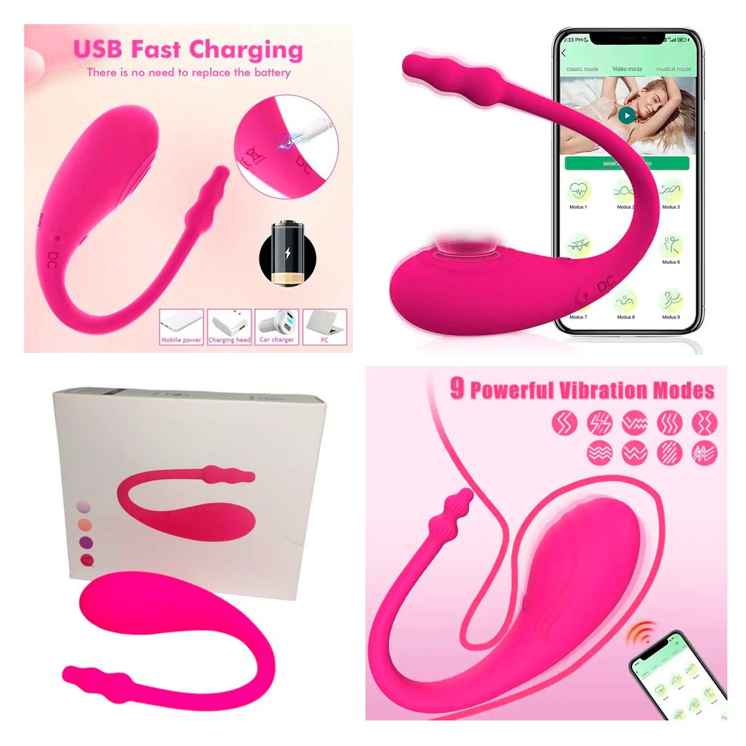 Huevo vibrador interactivo tipo Lush