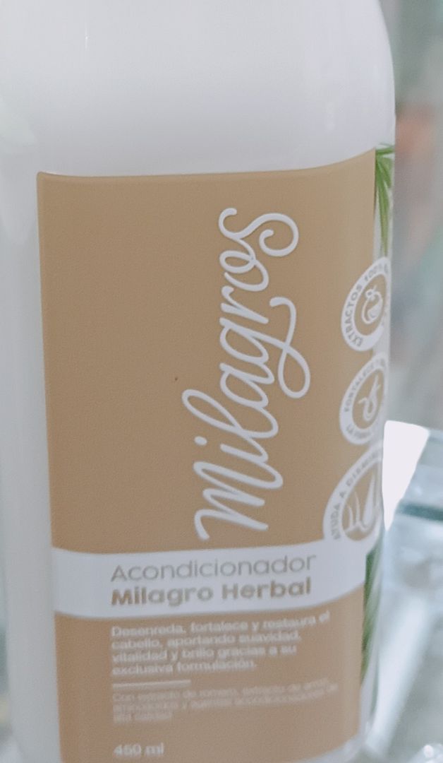 Acondicionador Milagro Herbal 450 ml